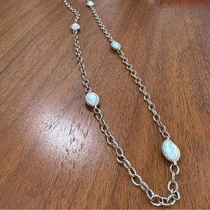 Lagos sterling silver mother of pearl necklace